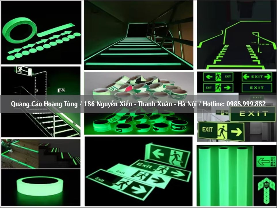 Bán decal dạ quang tại hà nội